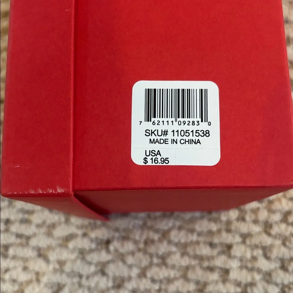 Starbucks Gold Glitter Tumbler with Red Straw (bonus card carrier) - Picture 4 of 7